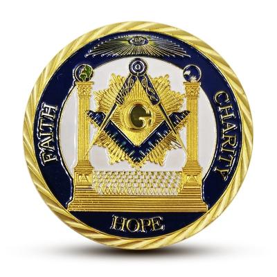 China Custom America Symbol Masonic Souvenir Challenge Coin for sale