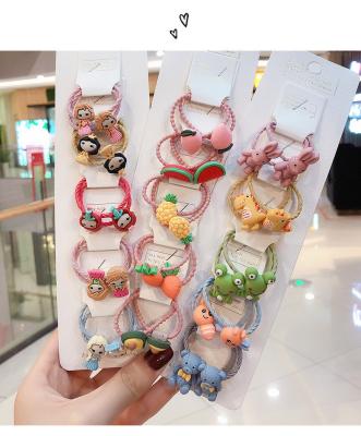 China Headbands 10pcs Per Set Cute Hair Accessories Elastic Headbands For Girls Children for sale