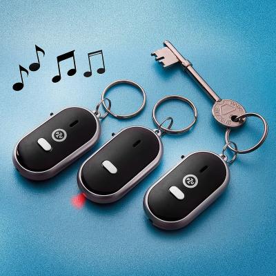 China Single Key Finder Locator Sound Control Turn Signal Beeping Key Chain With LED for sale