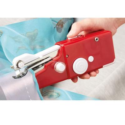 China Handheld Sewing Machine Mini Portable Handle Sewing Machine Household with Sew Kit Quick Stitch Tool for Fabric Dressing for sale