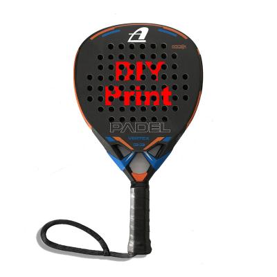 China China Factory Carbon Fiber Diy Logo Print 12K Tennis Paddle Paddle Rackets for sale