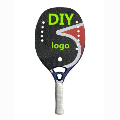 China Hot Sale Logo Custom Carbon Fiber Tennis Racquet Carbon Overgrip Raqueta De Padel Beach for sale