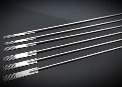 China Stack Magnum Textured Disposable Tattoo Needles Stainless Steel Salnt Or U Shape for sale