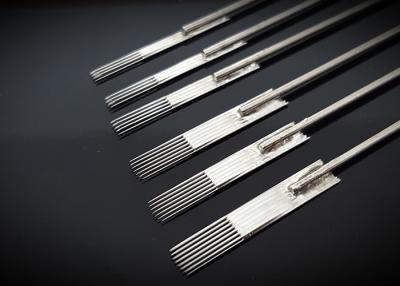 China Makeup Artist Tools 3D Eyebrow Tattoo Needles 0.35mm/0.3mm/0.25mm Dia OEM for sale