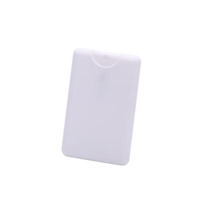 China New Style Plastic Cheap 15-20ml Credit Card Flat Perfume Atomizer, Credit Card Spray Bottle for sale