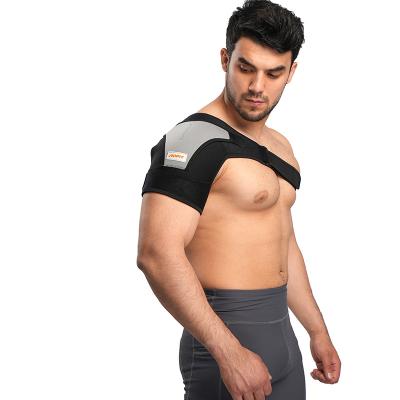 China Breathable Stabilizing Breathable Recovery Gym Sling Tight Fit Support Pads One Shoulder Brace for sale