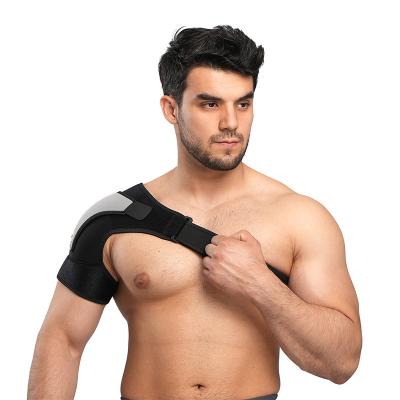 China Breathable Heat Rotator Cuff Football Elastic Shoulder Brace Badminton For Woman Sports for sale