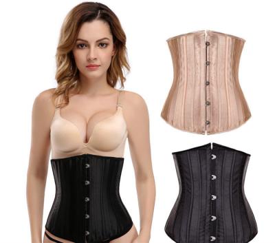 China Antibacterial Corset Tops Female Underbust Fashionable Custom Body Steel Boned Fashion Women's Training Corset for sale