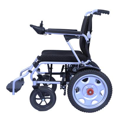 China Foldable Portable Steel Wheelchair Electric Wheelchair for sale