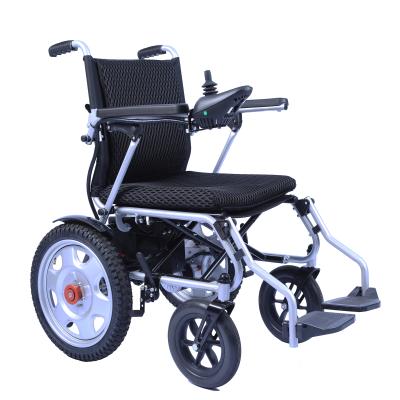 China Rehabilitation Foldable Therapy Ensures Electric Wheelchair Folding Wheelchair Electronic Wheelchair for sale