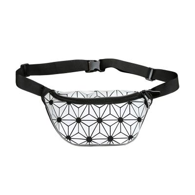 China 2021 best sale leather belt fashion laser pu pussy hot pack waist bag anti-theft price for women women ladies for sale