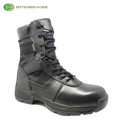 China Military Activities Jungle Army Waterproof Genuine Leather Military Boot for sale