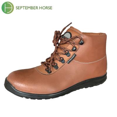 China Anti-impact /Durable/Comfortable Genuine Leather Prevent Puncture Steel Toe Injection Leather Safety Shoes for sale