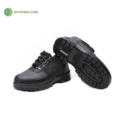 China Safe/Anti-Slip/Anti-impact CE Approved Metal Free Leather Men Safety Shoes HRO Industrial Work Heat Resistant Rubber Sole Boots With Steel Toe for sale