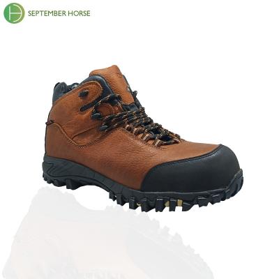 China Mid Toe Compound High Quality Cemented Construction Cut Steel Toe Work Protective Safety Shoes for sale