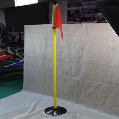 China Custom ABS +nylon +iron football corner flags with stand for football promotion for sale