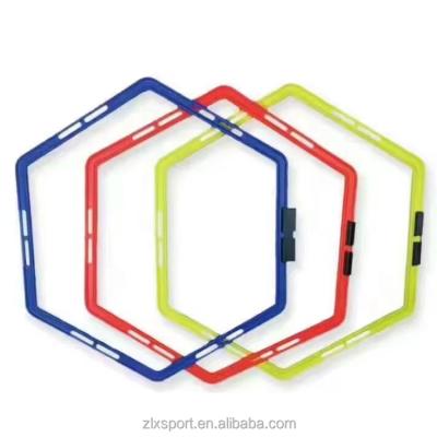 China PE Hex Agility Ring And Gear Agility Training Rings For Tennis Soccer Football Training for sale