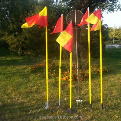 China Best Price ABS +nylon +iron Plastic Poles Soccer Football Pitch Marker Corner Training Flag For Sale for sale