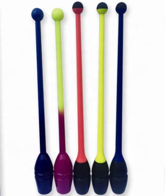 China Athletic Competition 17.7 Inch R.G Gym Bar Stick Rhythmic Gymnastics Rubber Club for sale