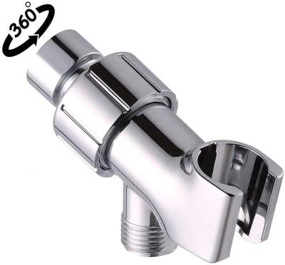 China Without Turnout USA ABS Chrome Angle Shower Head Hot Selling Adjustable Holder for sale