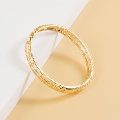 China RHB6693T Simple Classic Style Fashion Luxury High Quality Women's 18K Gold Plated Bracelet For Gift Wedding Party for sale