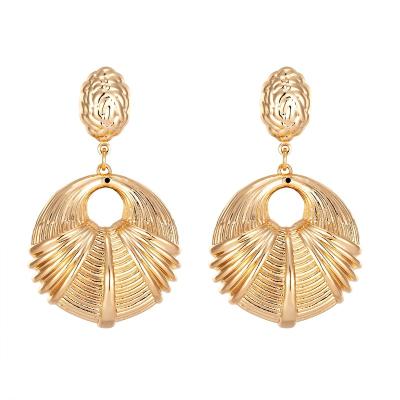 China RHQ6836 FASHIONABLE hyperbole high quality jewelry specializing in making gold plated exaggerated fashionable ladies' s earring for sale