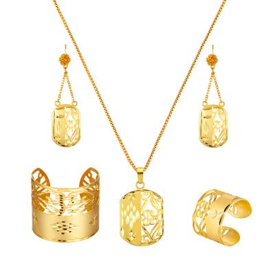 China Wholesale Price TRENDY Women's Fashion Gold Plated Jewelry Set RHBW6509 High Quality Party Gift Jewelry for sale