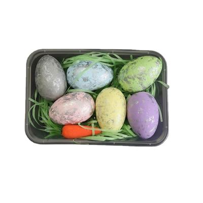 China Beautiful Colorful Different Kinds Color Halloween Props Party Decorated Egg White Set for sale