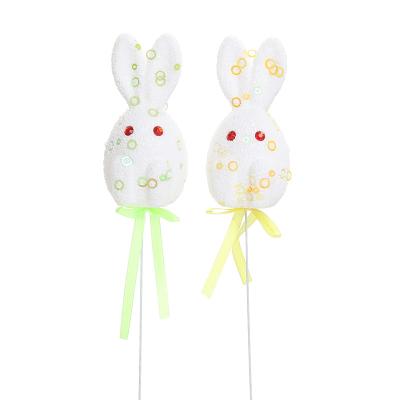 China 2022 China Factory Lovely Easter Bunny Decorations Wholesale Colorful Bunny Ornaments Home Decorations for sale