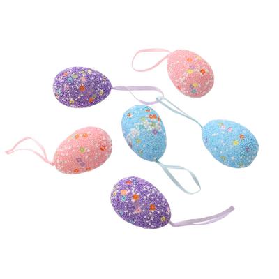 China Beautiful New Upcoming Colorful Easter Egg Halloween Decorations Party Hanging Props Egg Illustration for sale