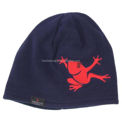 China JOINT Reversible Outdoor Beanie Embroidery Hat / Fleece Winter Ski Hat Pattern for sale