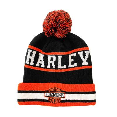 China 2020 Fashion COMMON New Winter Unisex Embroidered Link Knitted Beanie Hat for sale