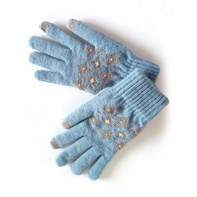 China Simply 2022 Newest Designs Winter Warm Knitted Gloves For Women for sale