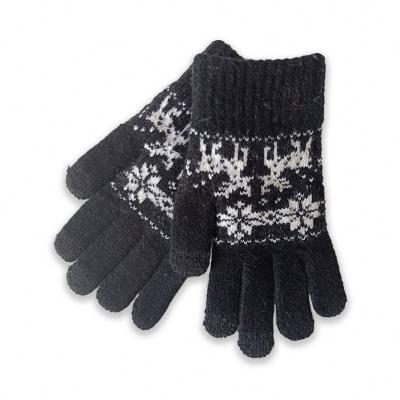 China Simple Hot Selling Stretchy Knitted Gloves Simple Price Cheap Ladies Women Winter Gloves for sale