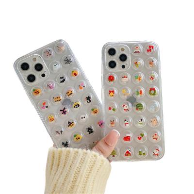 China Anti-fall For Iphone 11 Pro Space Phone 12 13 Clear Back Cover Max Transparent Cell Phone Case Drop-Resistant for sale