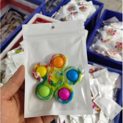 China Funny Finger Gyro Compass Logo Toy Custom Release Effort Toy Push Sensory Noises Wiggle Spinner Hand Spinner Effort Finger Spinner Trick for sale