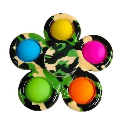 China Spinner Jumping Toy Push Pops Bubble Fidget Finger Spinner Finger Spinner Effort Release Amazon Funny Push Toy Success Push Pops for sale