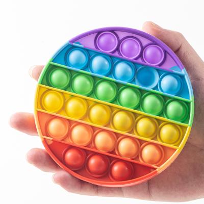 China New Eco-friendly Material Silicone Autism Push Pops Bubble Other Toys And Hobby Kids Wiggle Toy for sale