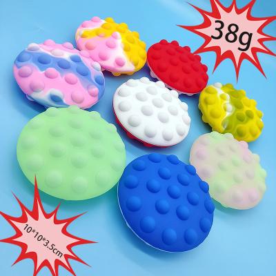 China Trigger Jumping Squeeze Sensory Stirrer Toy Mini Rainbow Color New Push Pops Bubble Game Anti Strain Balls Stir Toys Rodent Pioneer for sale