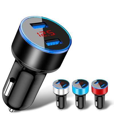 China USB Cellphone/Phone Charger Car-Charger Ipad/Camera/PDA/MP3 LED Display for Samsung for iPhone 12 11 pro 7 8 plus cellphone adapter car charger for sale