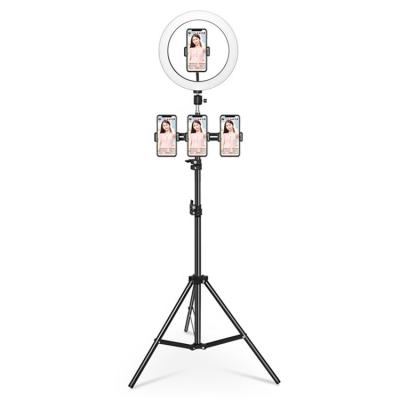 China Adjustable 26cm Big Photography Ring Lamp Light Dimmable LED Selfie Ring Light With Tripod USB Selfie 210cm for sale