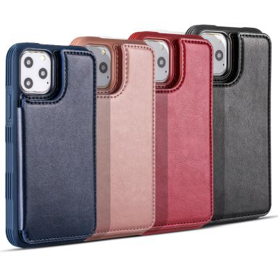 China HOT Fashion Multifunctional Leather Wallet Phone Case For iPhone 12 Case Cell Phone Accessories Shockproof Flip Stand Leather Tpu Wallet Phone Cases Covers For iphone 11 pro max for sale