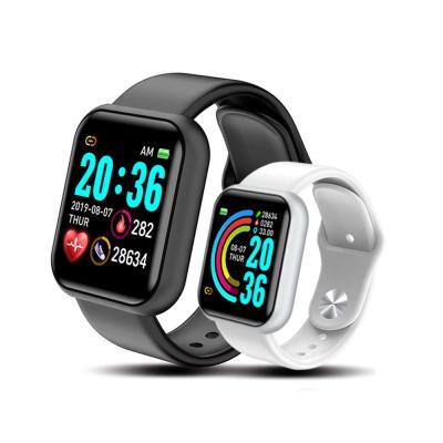 China HOT Waterproof Smart Watch Heart Rate Monitor Sport Smartwatch Heart Rate APP Control AMAZON IP67 Smart Bracelet D20 for sale