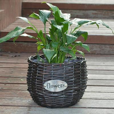 China China factory cheap flower decoration craft bulk pots wicker flower basket for sale for sale