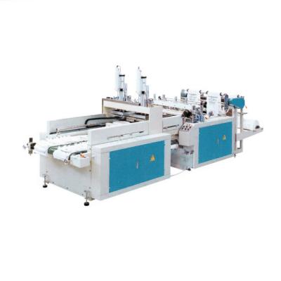 China Hotels Biodegradable HDPE LDPE Carry Polythene Garbage T-shirt Shopping Plastic Bag Making Machine Price for sale