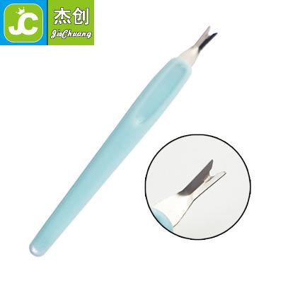 China Art Tools Pedicure Cuticle Trimmer Skin Remover Nail Remover xucan brand dead skin callus removal fork manicure cuticle remover pedicure for sale