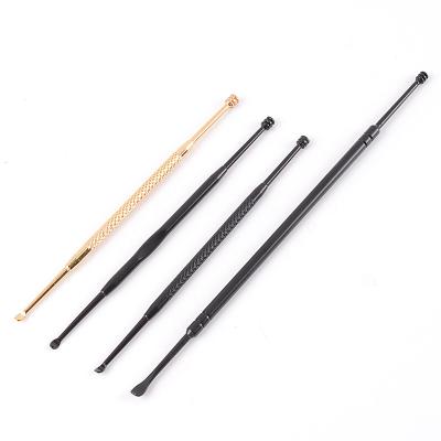 China Black Rose Gold Stainless Steel Double Side Ear Pick Remover In Poly Bag MW-015 for sale