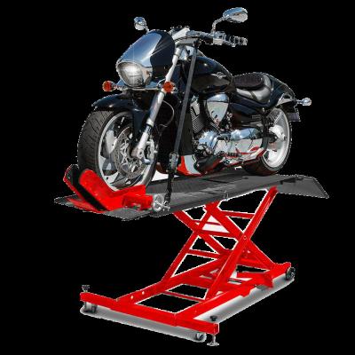 China Hot Selling Red Hydraulic Motorcycle 1000lbs Lift With Factory Price 450kgs for sale