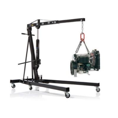 China Other Black Easy Operation 2 Ton Foldable Car Hydraulic Engine Crane For Sale for sale