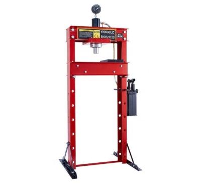 China 2021 professional vehicle repair tool hotsale shop 30ton hydraulic press with double pump for sale